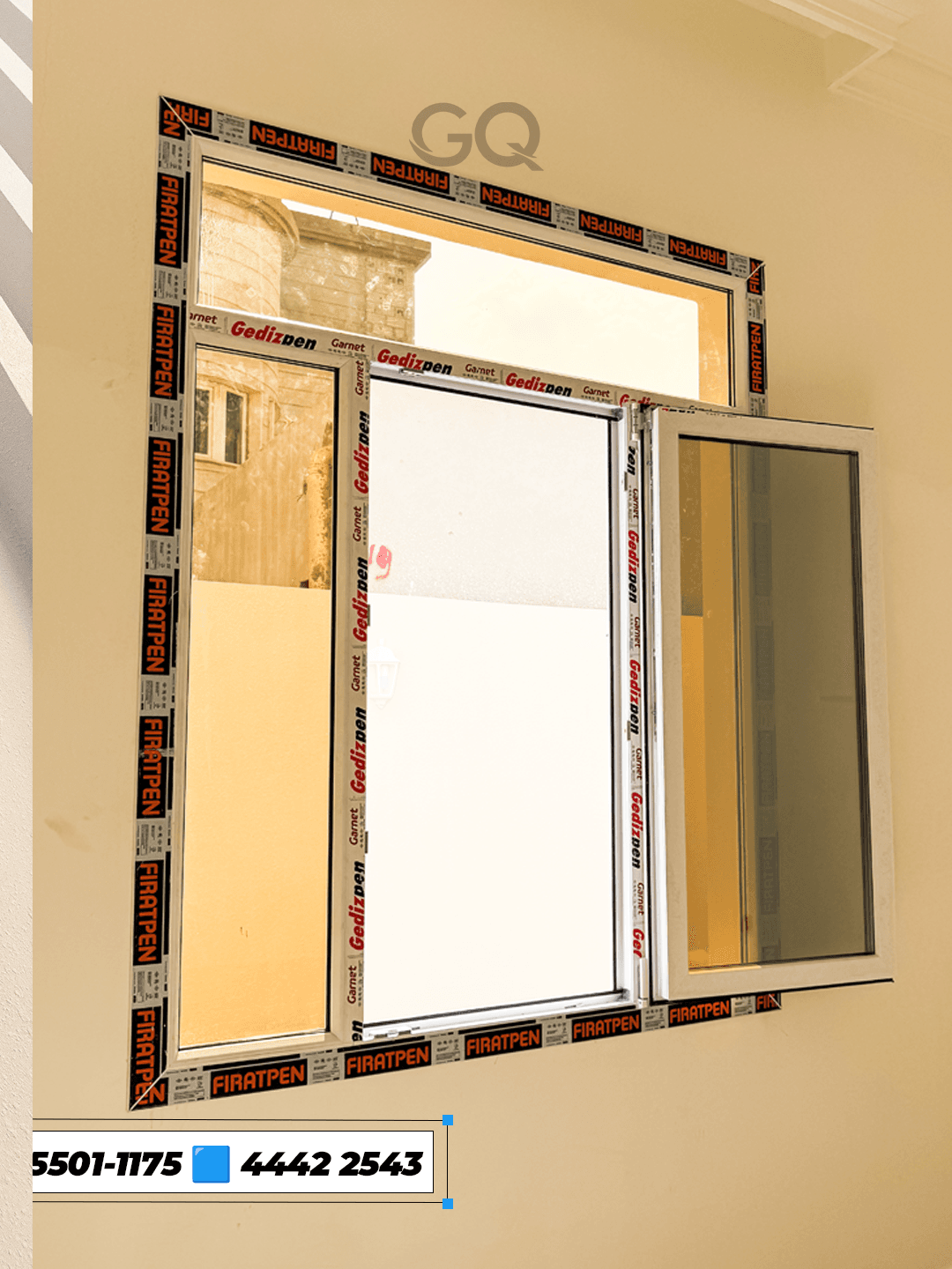 UPVC window installation detail