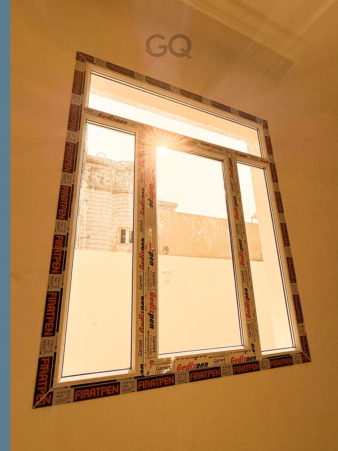 UPVC window detail, Doha villa